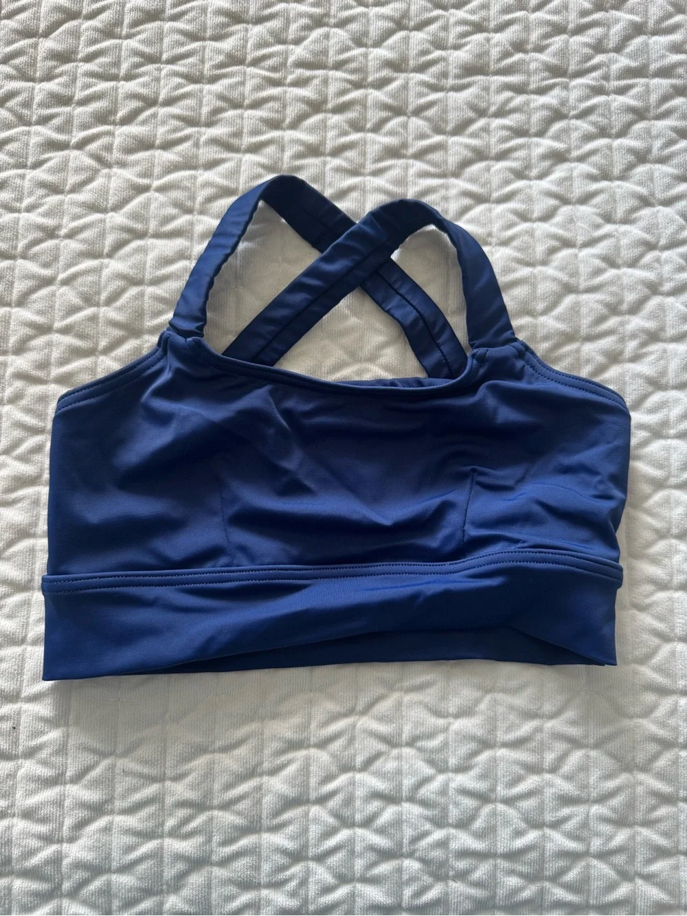 Balera Navy Blue Crossback Sport Top